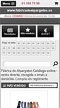 Mobile Screenshot of fabricadealpargatas.es